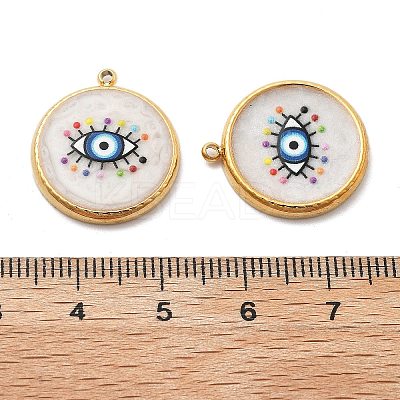 IP Plating(IP) 304 Stainless Steel Enamel Pendants STAS-A103-01G-01-1