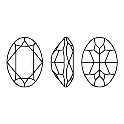 Preciosa® MAXIMA Crystal Fancy Stones Y-PRC-FF8-40010-1