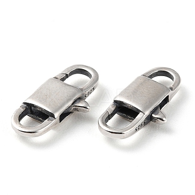 925 Thailand Sterling Silver Lobster Claw Clasps STER-D003-16P-1