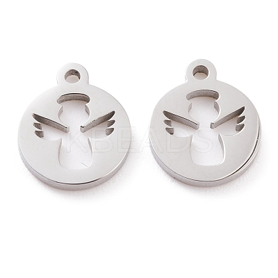 Non-Tarnish 304 Stainless Steel Charms STAS-Y002-15P-1