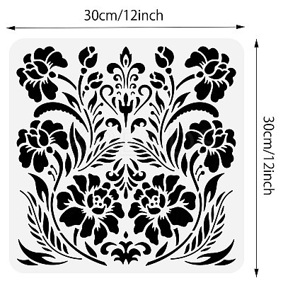 PET Hollow Out Drawing Painting Stencils DIY-WH0418-0014-1