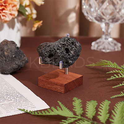 Adjustable Iron Mineral Display Holder with Square Base ODIS-WH0081-03A-1