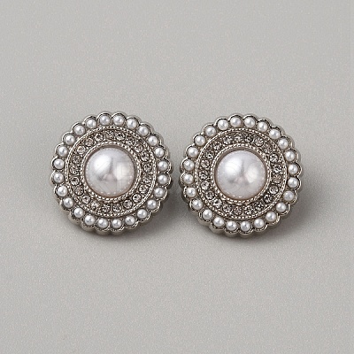 Zinc Alloy Shank Buttons BUTT-WH0028-54B-P-1