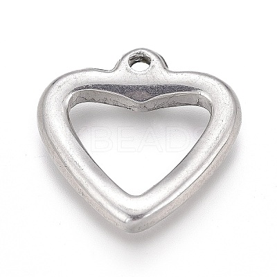 Tarnish Resistant 304 Stainless Steel Charms STAS-H117-15P-1