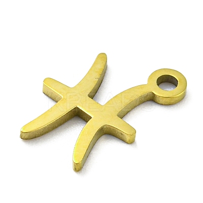 12Pcs Ion Plating(IP) 304 Stainless Steel Pendants STAS-H180-01G-1