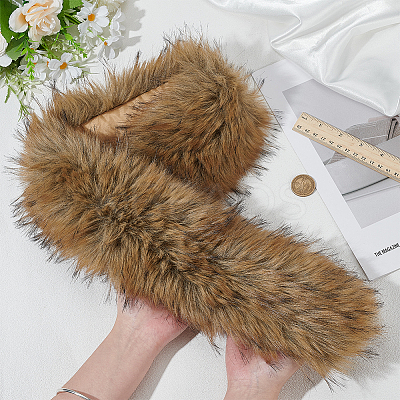 1Pc Artificial Fur Chenille Stick Collars Trim for Sewing Craft Decor FIND-BC0019-22C-1