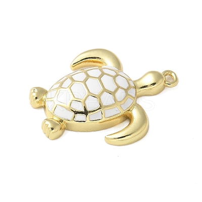Brass Enamel Pendants X-KK-P290-13G-01-1