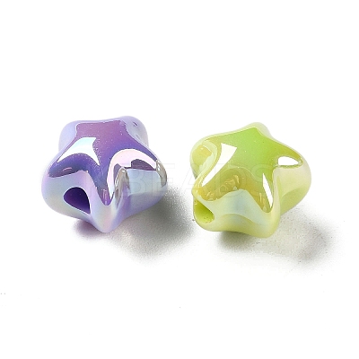 UV Plating Acrylic Beads MACR-D029-08-1