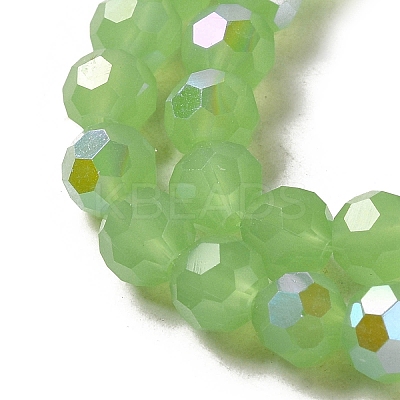 Imitation Jade Glass Beads Strands EGLA-A035-J6mm-L01-1