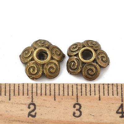 Tibetan Style Alloy Beads TIBE-P003-68AB-1