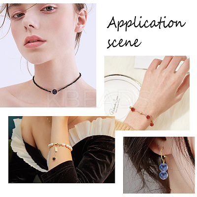 DIY Chakra Themed Stretch Bracelets Making Kits DIY-SC0012-74-1