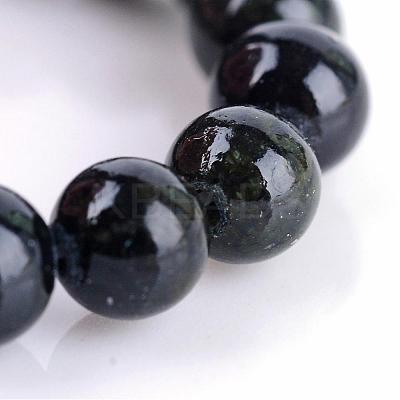 Natural Dyed Yellow Jade Gemstone Bead Strands G-R271-4mm-Y32-1