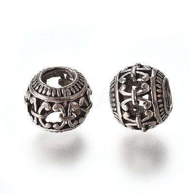 Tibetan Style European Beads MPDL-R019-10-1