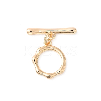 Brass Toggle Clasps LS-KK-O144-30G-1