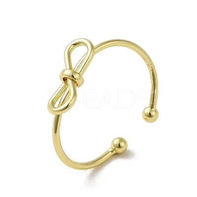 Brass Cuff Rings for Women RJEW-D026-03G-1