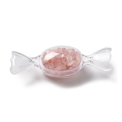 Natural Rose Quartz Chip Decorates DJEW-D004-01I-1