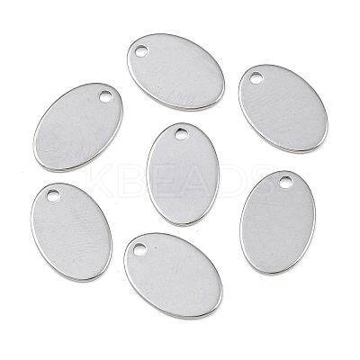 Tarnish Resistant 304 Stainless Steel Stamping Blank Tag Pendants LS-STAS-S028-02-1