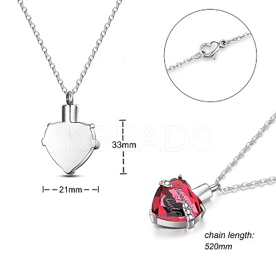 Always in My Heart Urn Pendant Necklace JN993B-1