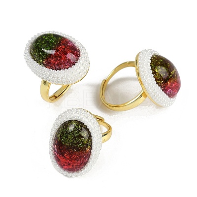 Brass Adjustable Rings RJEW-P128-04G-B-1