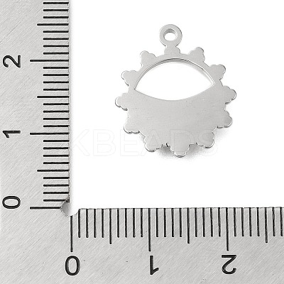 Anti-Tarnish 304 Stainless Steel Pendants STAS-D192-04P-1