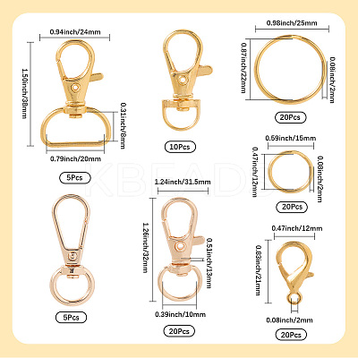 DIY Jewelry Making Findings Kits DIY-SP0004-09G-1