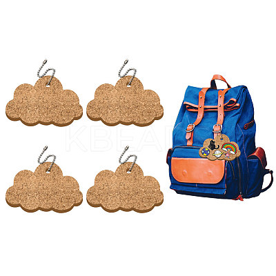 4Pcs Cork Pendant Decoration KEYC-PB0001-02C-1