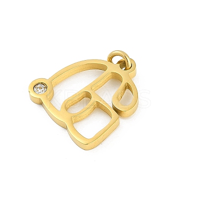 304 Stainless Steel Pendants LS-STAS-R137-01G-G-1