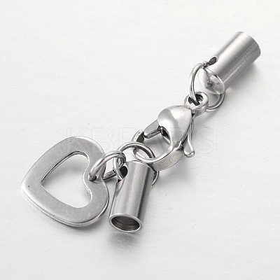Tarnish Resistant 304 Stainless Steel Lobster Claw Clasps FIND-JF00069-01-1