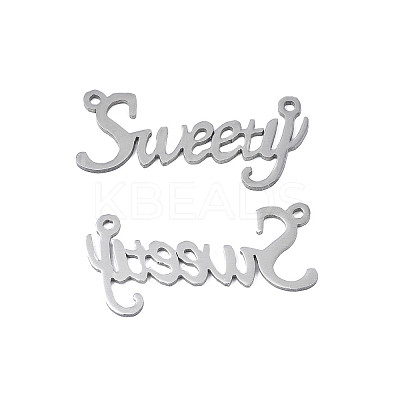 Non-Tarnish 304 Stainless Steel Connector Charms LS-STAS-N095-125-1
