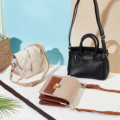 4Pcs 4 Colors Imitation Leather Adjustable Bag Straps FIND-PH0017-51-1