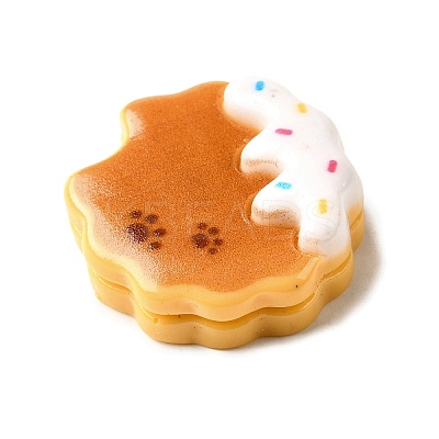 Paw Print Theme Opaque Resin Cabochon CRES-I040-02E-1