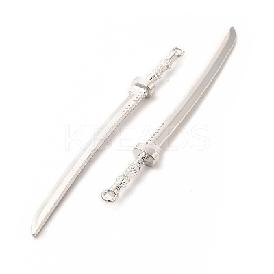 Rack Plating Alloy Big Pendants PALLOY-E025-25P-1
