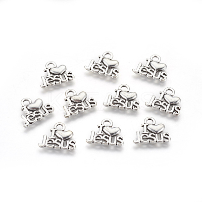 Tibetan Style Alloy Pendants PALLOY-2390-AS-LF-1