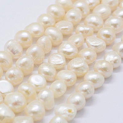 Natural Cultured Freshwater Pearl Beads Strands PEAR-K004-11A-1