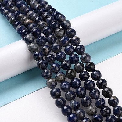 Natural Sodalite Beads Strands G-D481-12B-1