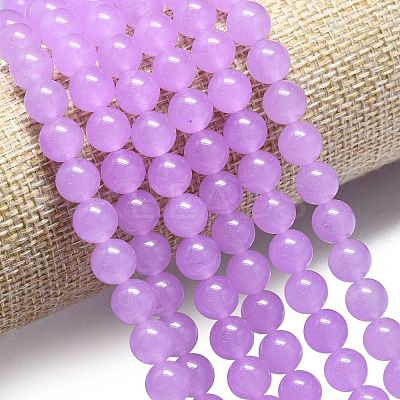 Natural Malaysia Jade Beads Strands G-L645-C01-8mm-08-1