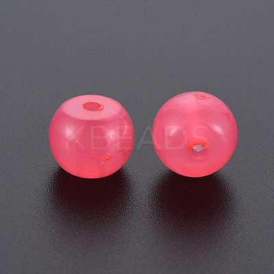 Imitation Jelly Acrylic Beads MACR-S373-14-EA09-1