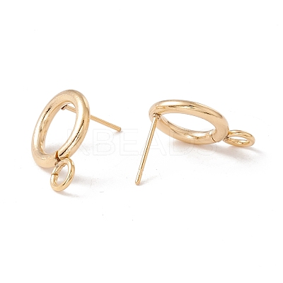 304 Stainless Steel Stud Earring Findings STAS-P308-02A-G-1