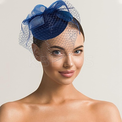 3 Sets 3 Colors Mesh Veil Hair Bands MRMJ-WR0001-05-1