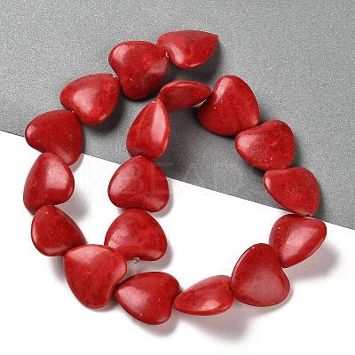 Synthetic Howlite Beads Strands TURQ-F018-08-1