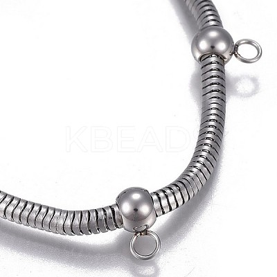 Tarnish Resistant 304 Stainless Steel Bracelet Making X-MAK-P012-01P-1