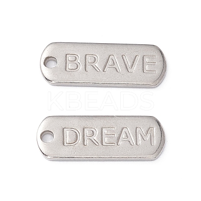 7Pcs 7 Style 201 Stainless Steel Pendants STAS-FS0001-11P-1