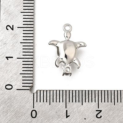 Brass Pave Clear Cubic Zirconia Charms KK-C096-14A-P-1
