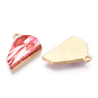 Printed Alloy Pendants ENAM-N056-203B-1