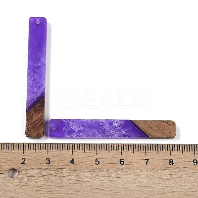 Resin & Wood Big Pendants WOOD-F015-02E-1
