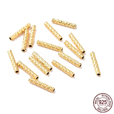 925 Sterling Silver Tube Beads STER-D035-11G-1