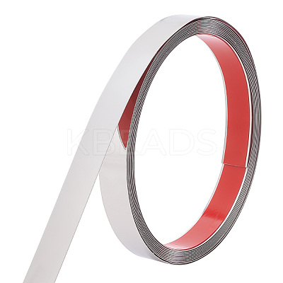 201 Stainless Steel Self-Adhesive Flexible Molding Trim FIND-WH0139-141B-02-1