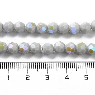 Opaque Glass Beads Strands EGLA-A035-P6mm-L22-1