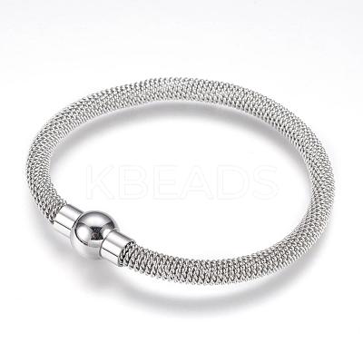 Tarnish Resistant 304 Stainless Steel Bracelets BJEW-F274-02P-1