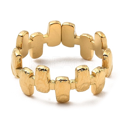 304 Stainless Steel Open Cuff Rings RJEW-Z018-20G-1